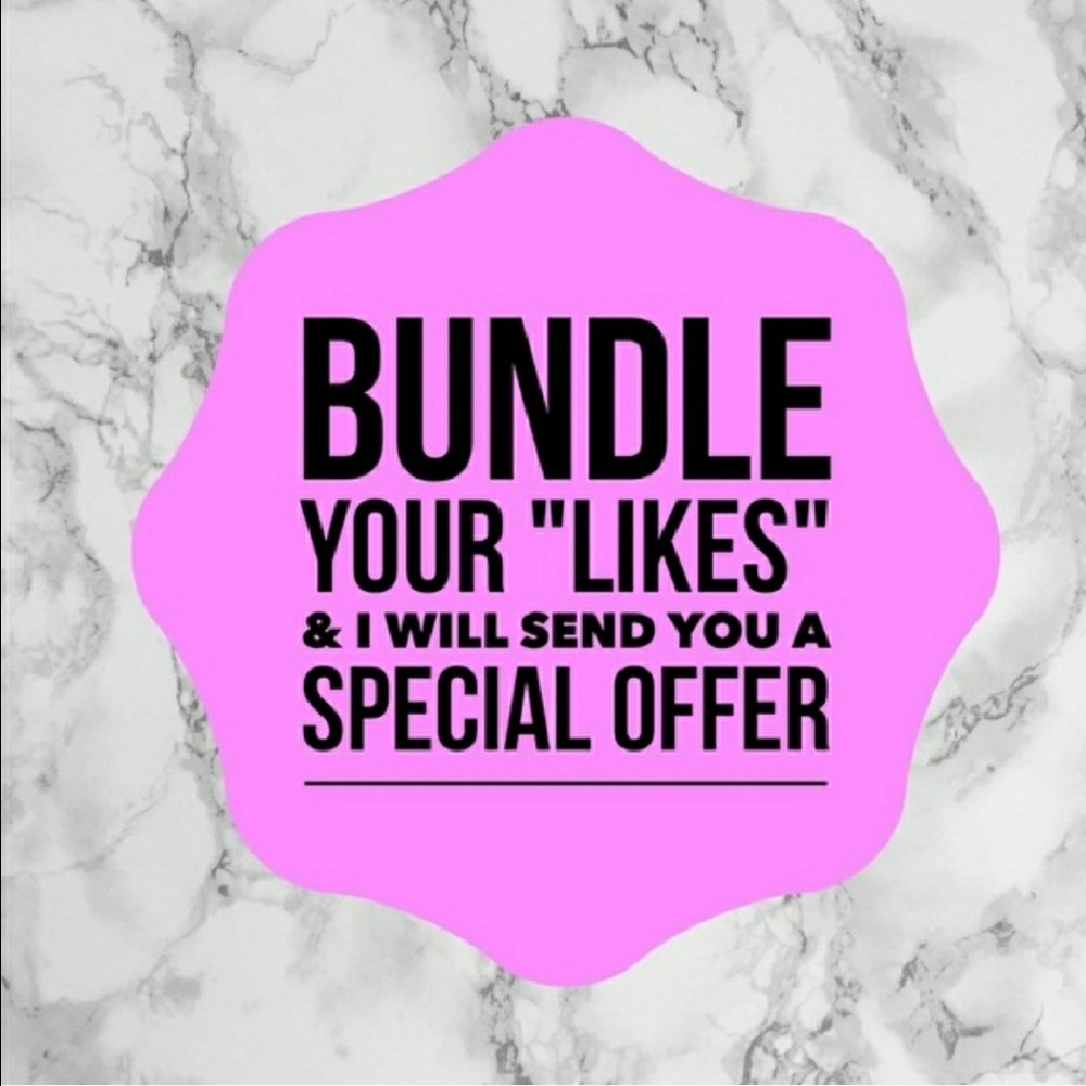 SAVE ON SHIPPING!! Bundle your likes 👈👍❤